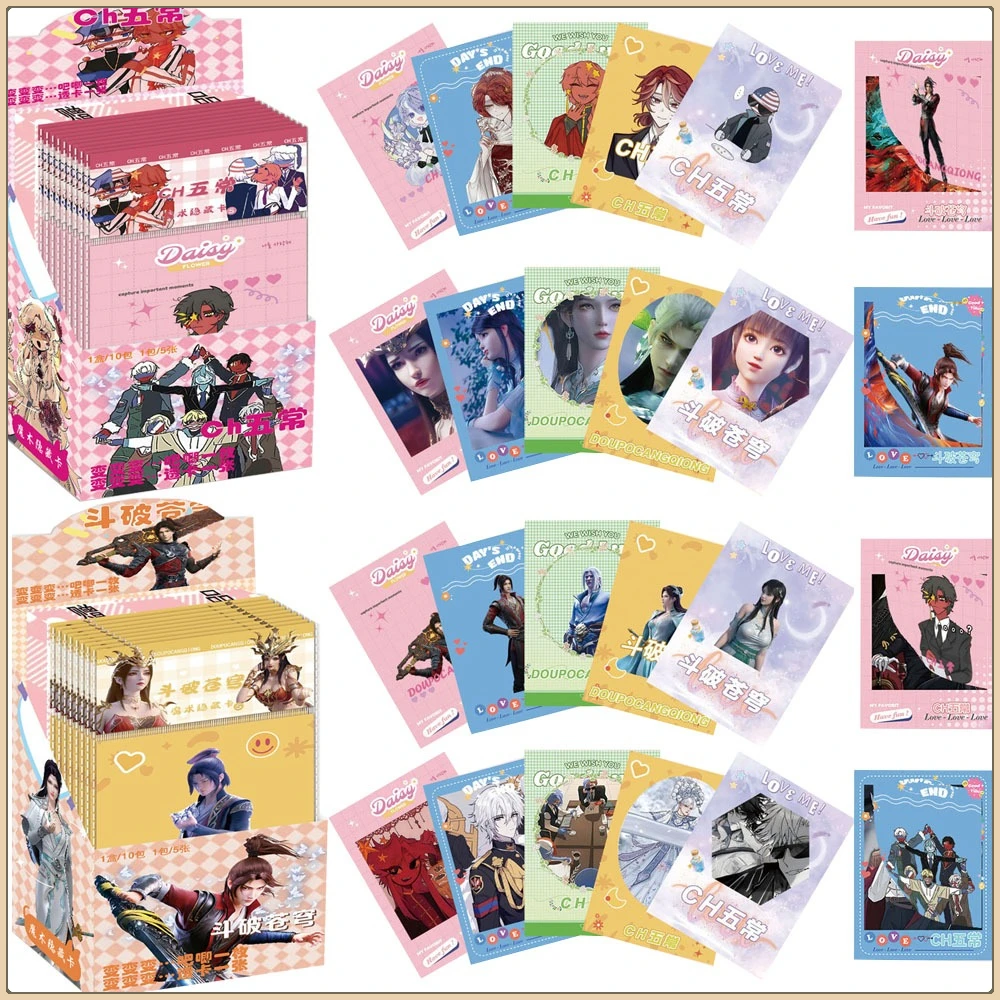 

Fans Collection Popular Anime Peripheral Magic Hidden Cards Rare Anime Playing Characters Collection Transparent Cards Fun Gifts