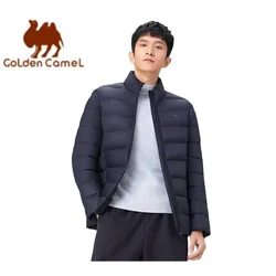 GOLDEN CAMEL Down Jackets Men and Women Winter Coats Lightweight Trendy Fleece Hiking Jackets for Men 2024 Winter New Clothing