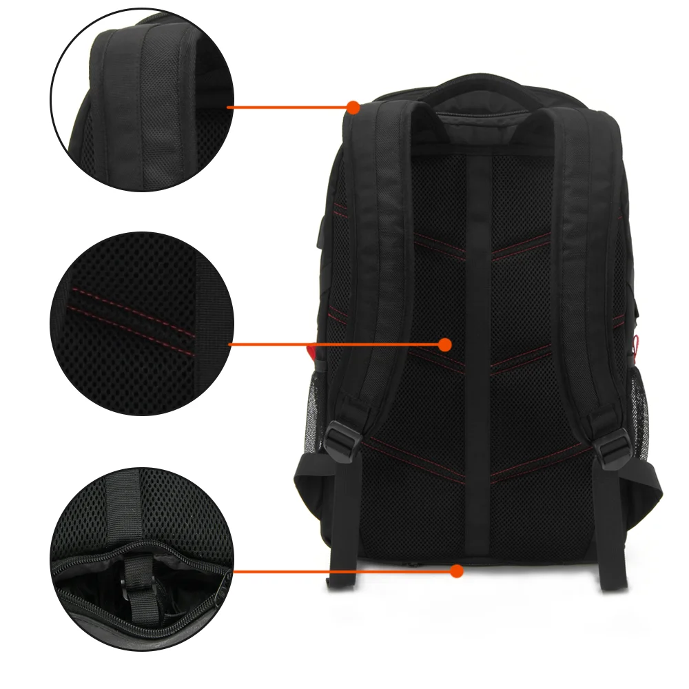 Outdoor travel sports backpack cycling backpack hiking large capacity waterproof dustproof external charging port backpack