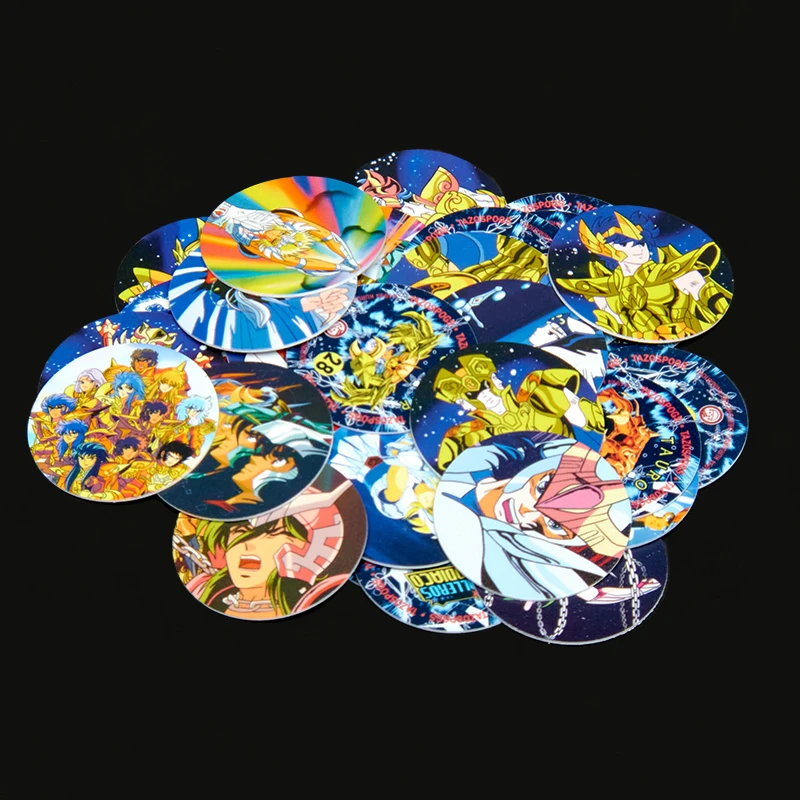 Lote De Tazos Los Caballeros Del Zodiaco nueva colección completa 40/40 Sabritas Vintage Tasos tarjetas álbum plástico raro grifos Pogs