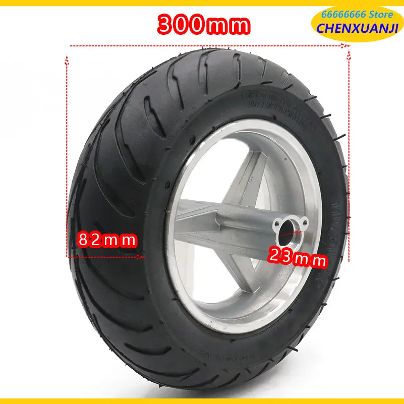 Wheel 90/65-6.5 Front or 110/50-6.5 rear rims Hub with tubeless vacuum tires for pocket bike 47cc 49cc 2 stroke small motorcyle