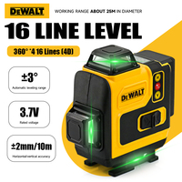 Dewalt Tool LED display 3D/4D Laser Level 12/16 Lines Horizontal And Vertical With Remote Control 360°Self-leveling Laser Levels