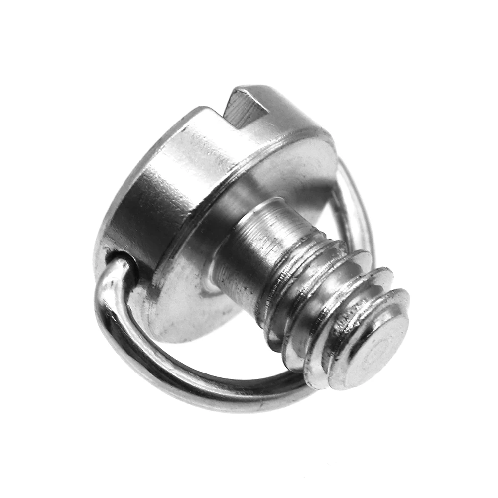 Ll1499 1/4 "cリングスクリューfordslrカメラ三脚クイックリリースプレートシルバー