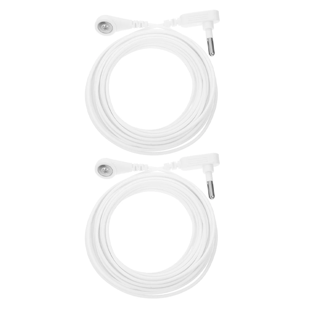 

2pcs Grounding Wire Cord Replacement for Sleep Pads Medical Equipment Universal Connector Safe Static Prevention Compatibility
