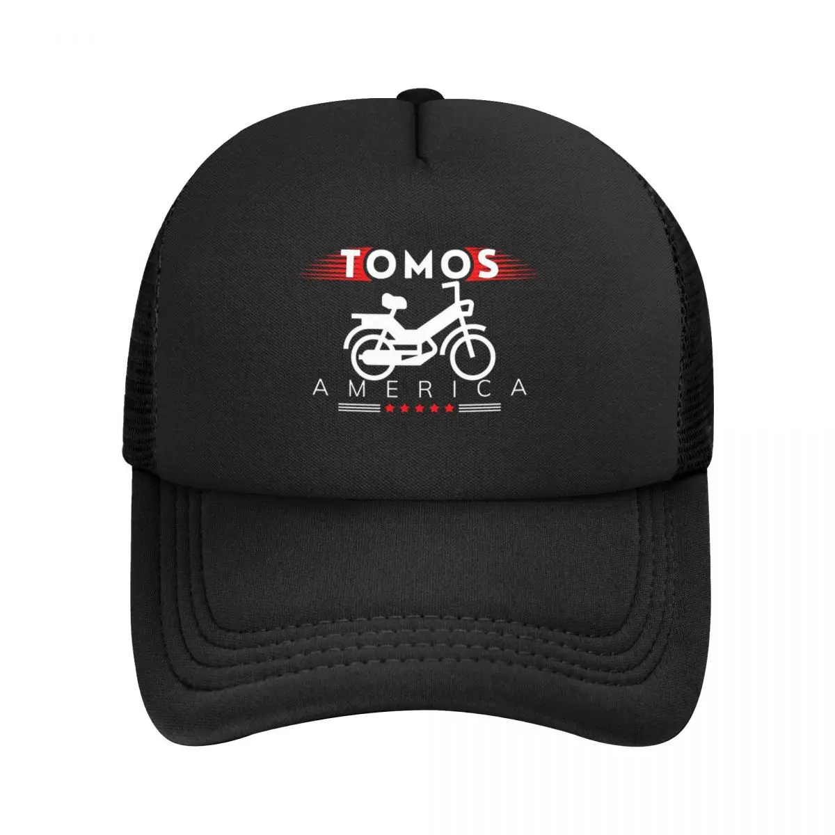 Tomos American, Tomos Moped Mesh Baseball Caps Snapback Baseball Hats Breathable Casual Casquette Outdoor For Men's And Women's