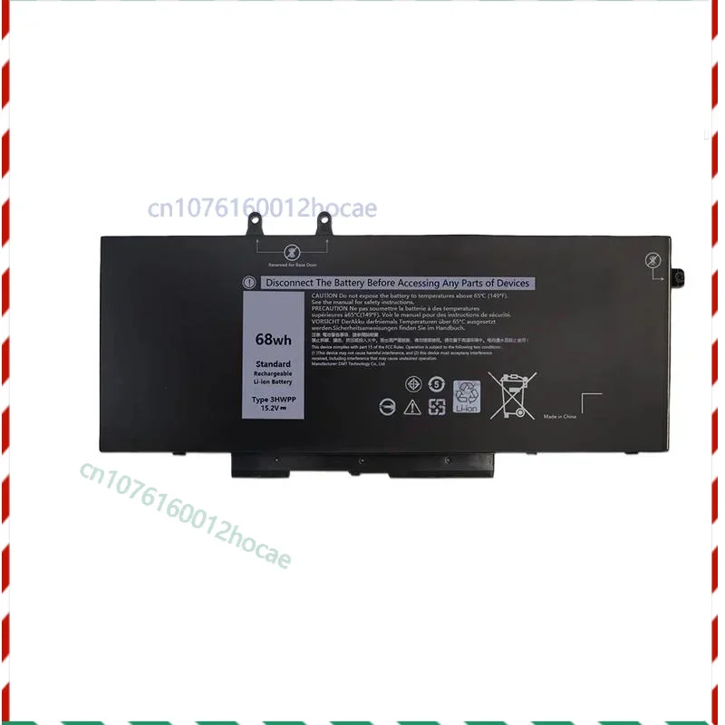 

3HWPP аккумулятор для ноутбука Dell Latitude 5401 5410 5411 5501 Precision 3541 3551 Precision 3541 3550 3551 1VY7F N2NLL P80F003