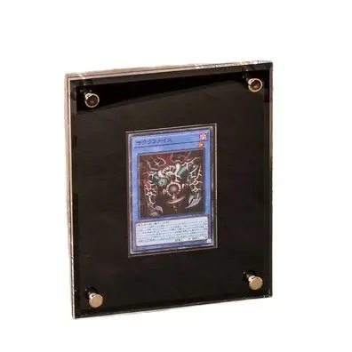 Yu-Gi-Oh Blue-eyed White Dragon Card Dedicated Display Stand Collection Acrylic Transparent Thickened Card Brick (No Card)