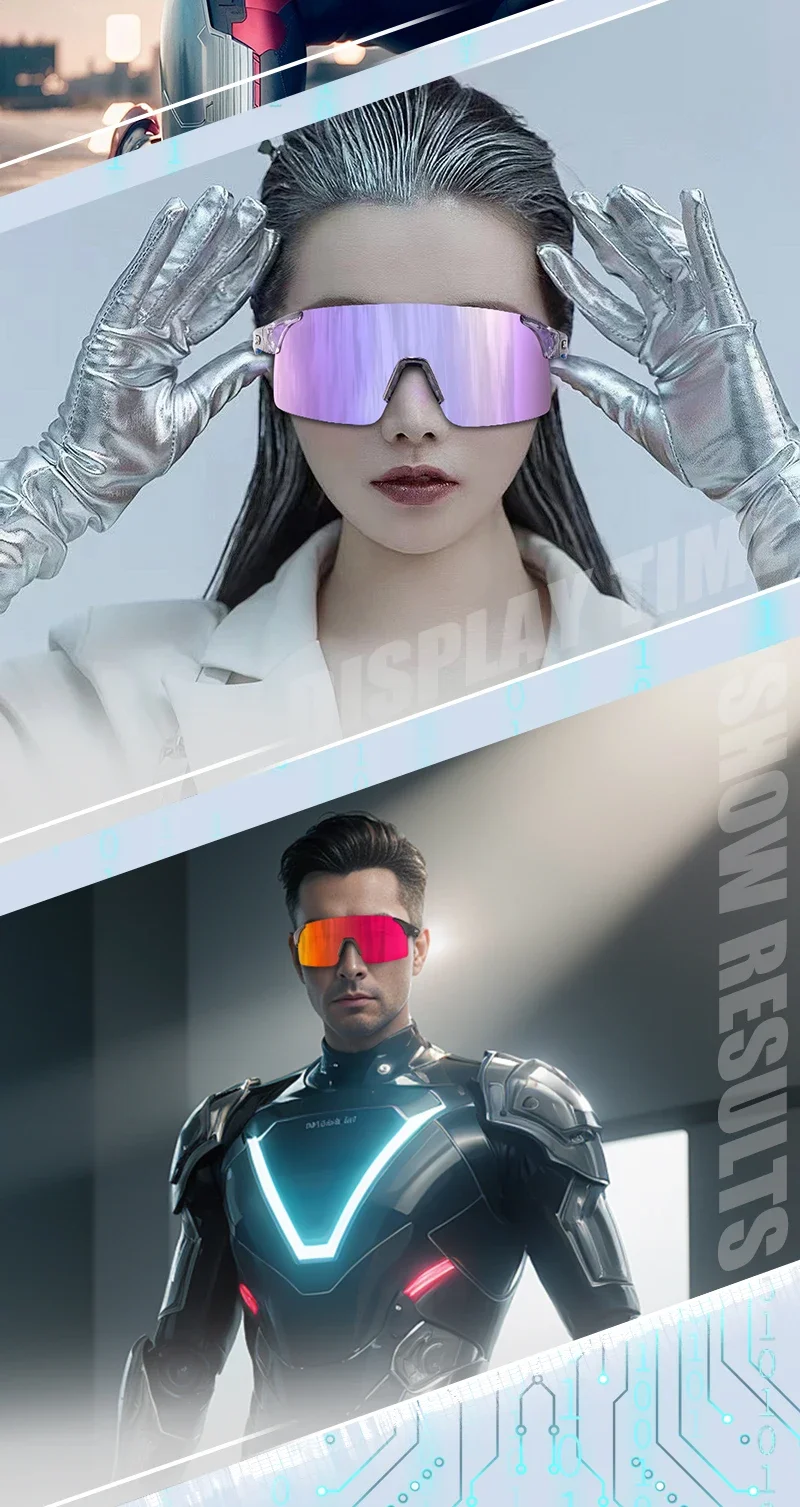 SCVCN NEUE Mode Radfahren Sonnenbrillen für Männer Frauen MTB Angeln Golf Fahren Luxus Fahrrad Brille Shades 2024 Photochrome UV400 – Detail 11