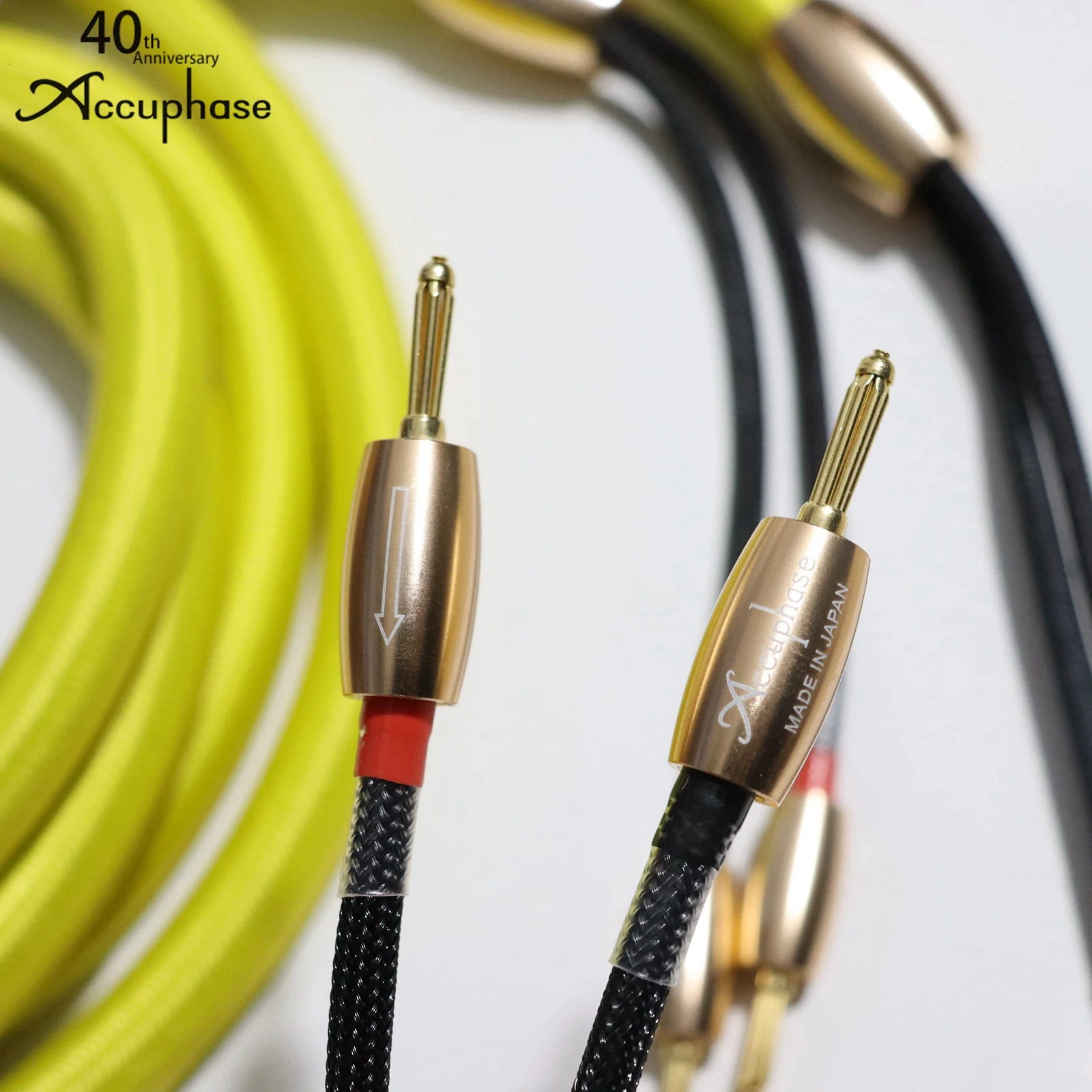 1 Pair Hifi Audio 12Awg Accuphase audiophile Speaker Cable loudspeaker amplifier line With Original Gold Plated Banana Plug