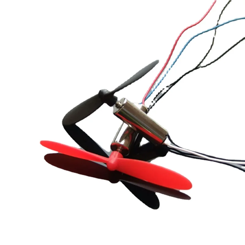2PCS 7mm*20mm Motor+blades 3.7V 4.2V 50000RPM High Speed Mini Coreless Motor for RC Drone Toy Quadcopter Engine DIY