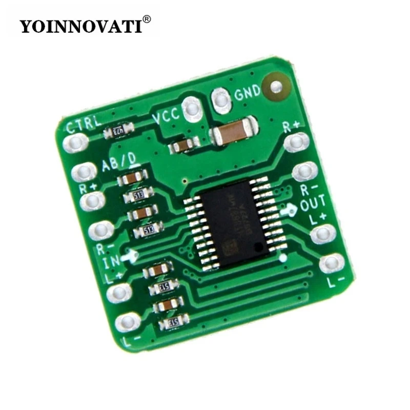 HT8697 Digital Class D Amplifier Board, 2x10W Stereo, Differential Input, 3.6-8.5V DC, Hi-Fi Audio Module