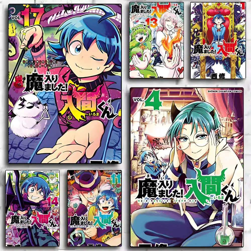 Manga Demon Welcome To Demon School! Iruma-Kun Poster Modern Wall Decor Collection for Home Design