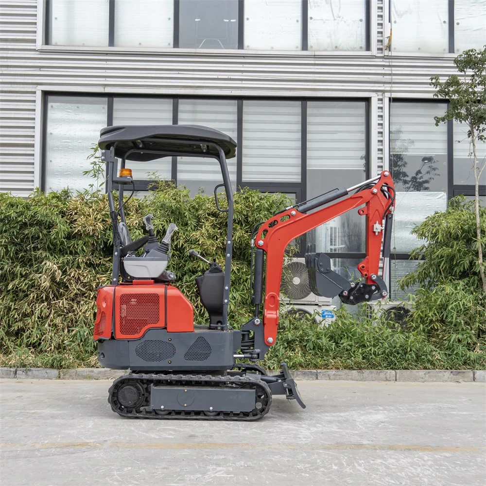 For HIGHTOP HT12 Mini Digger for Road Construction 7.6KW CE EPA Certification Superior Crawler Excavator Engine
