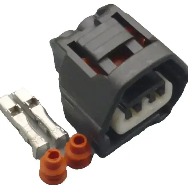 worldgolden 5/30/100sets 2.2mm 2pin 2way crankshaft sensor plug connector for toyota 90980-10947
