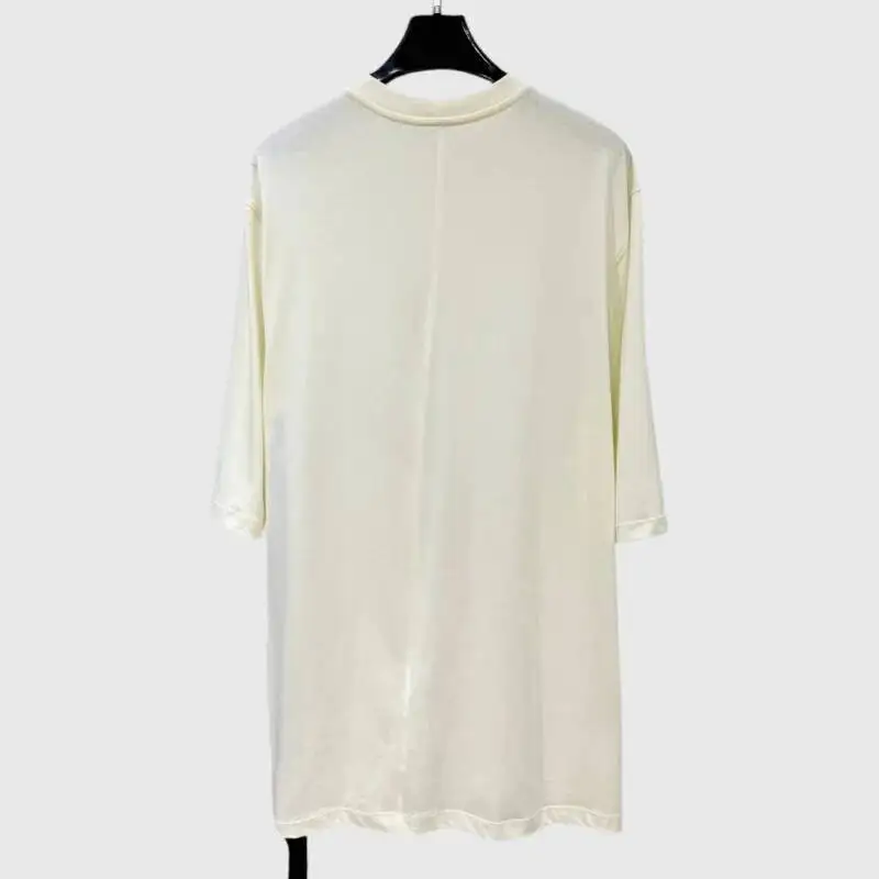 HKSH Spring Summer New Men's RO Style Round Collar Printed T-shirt Oversized Chic Cotton Chic Top American Loose Y2K Tees HK4638