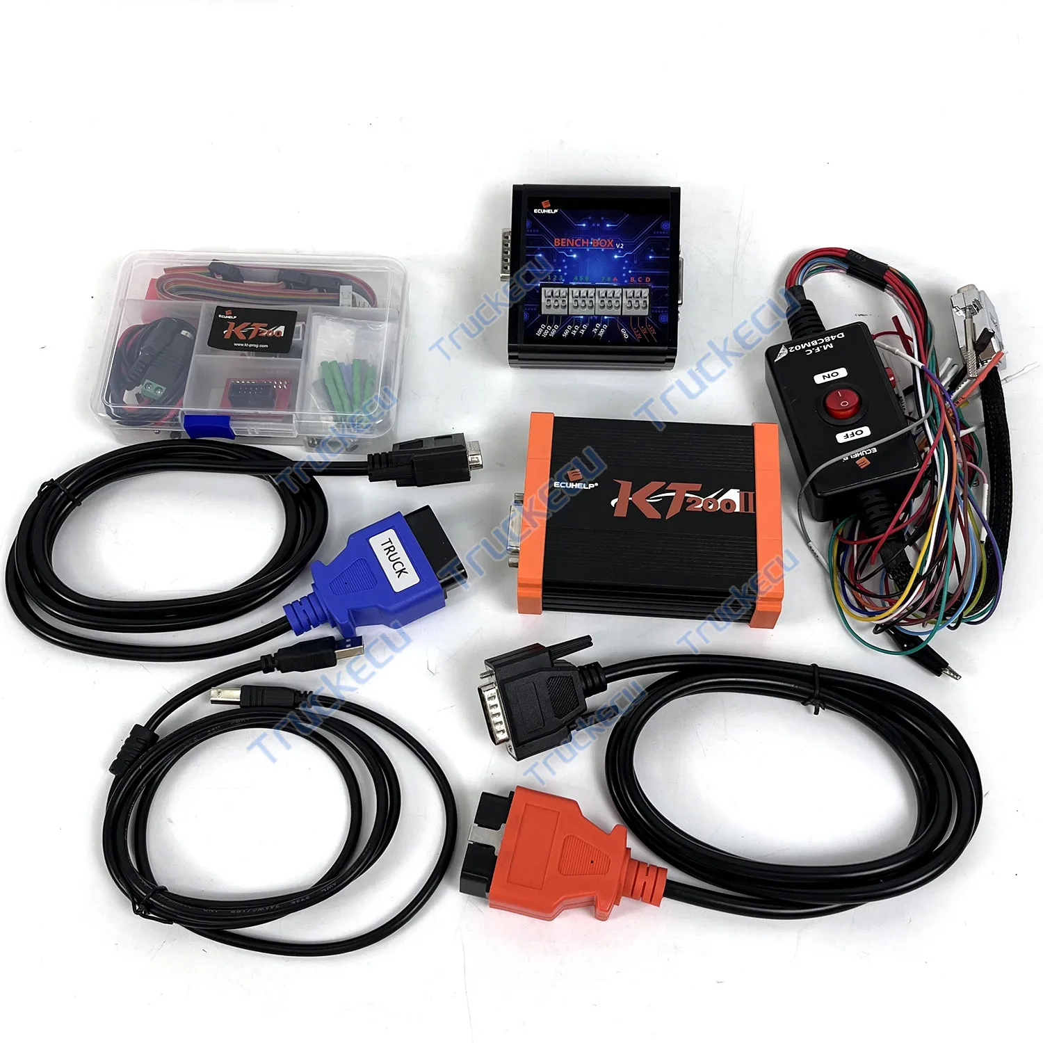 Full Function KT200 II Programming Tool for Heavy Duty Truck Car Construction Machinery ECU Diagnostic Kit