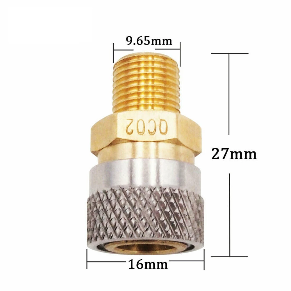 Pneumatic Quick Connector 1/8 For BSP Male to Female Air Fitting for Industrial Inflation and Tool Applications