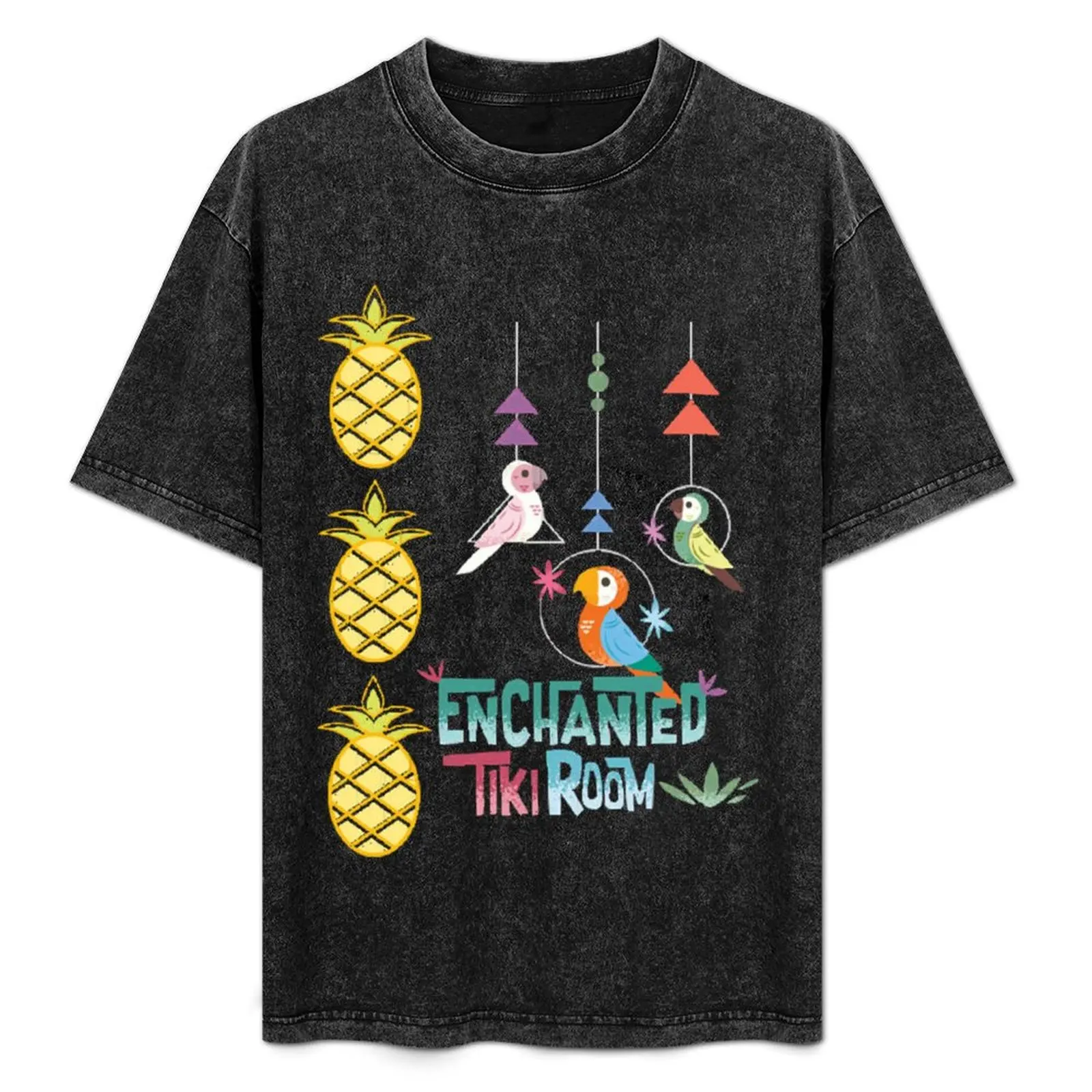 

Enchanted Tiki Room T-Shirt Basic Short Sleeve Cotton Blend T-Shirt