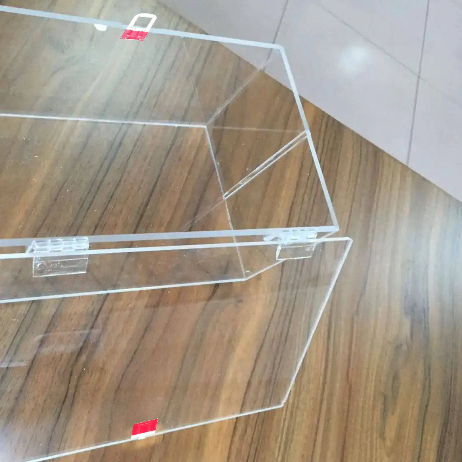 

4Pcs Self-Adhesive Acrylic Cabinet Lock for Pets Safety No-Drill Installation Flexible Buckle Fit Various Thicknesses Cabinet