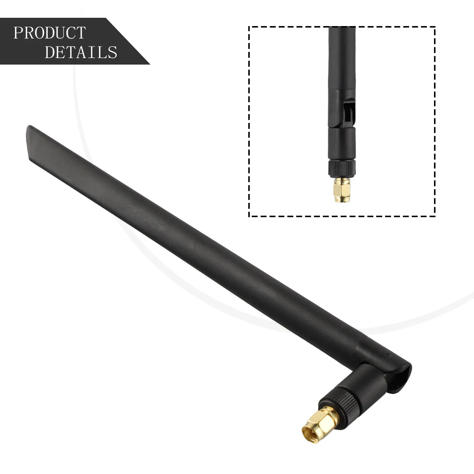 

High Quality Useful In IoT Device Antennas Antenna Aerial Antenna Helium 1pcs 200mm 5dBi ABS Male (female Pin)