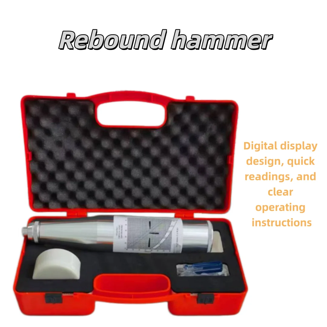 Resiliometer Concrete Rebound Hammer Tester Concrete Strength Testerr Concrete Testing Equipment