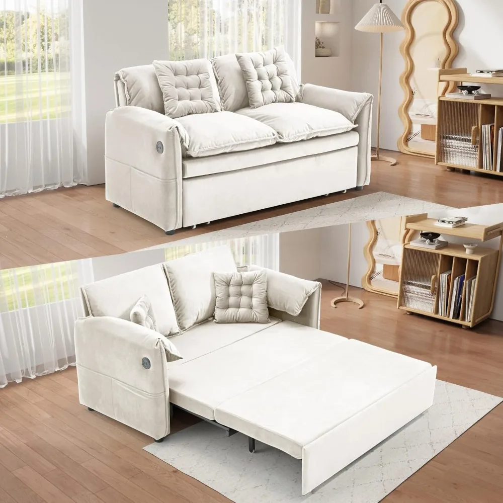 87" Pull Out Sofa B… - image