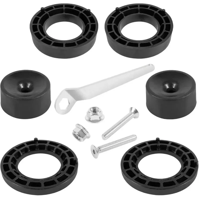 High Performance Spacers Leveling Lift Kit Spacer Raise Heavy Duty Spring Strut Spacers with Shock Relocation Brackets