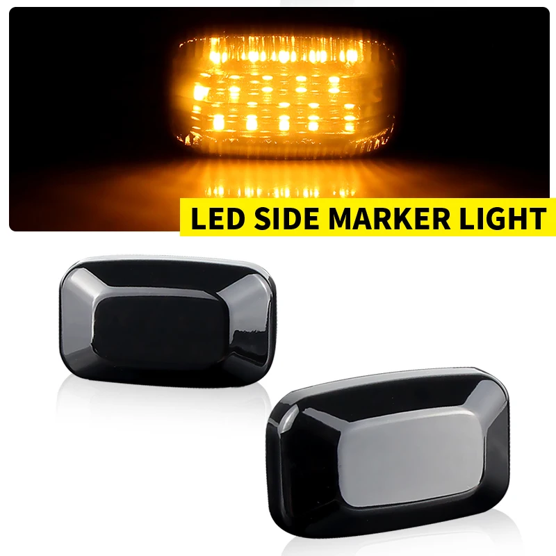 

2pcs Led Side Marker Turn Signal Light Blinker Indicator Lamp For Toyota Land Cruiser 70 80 100 Series HILUX Car Accessories