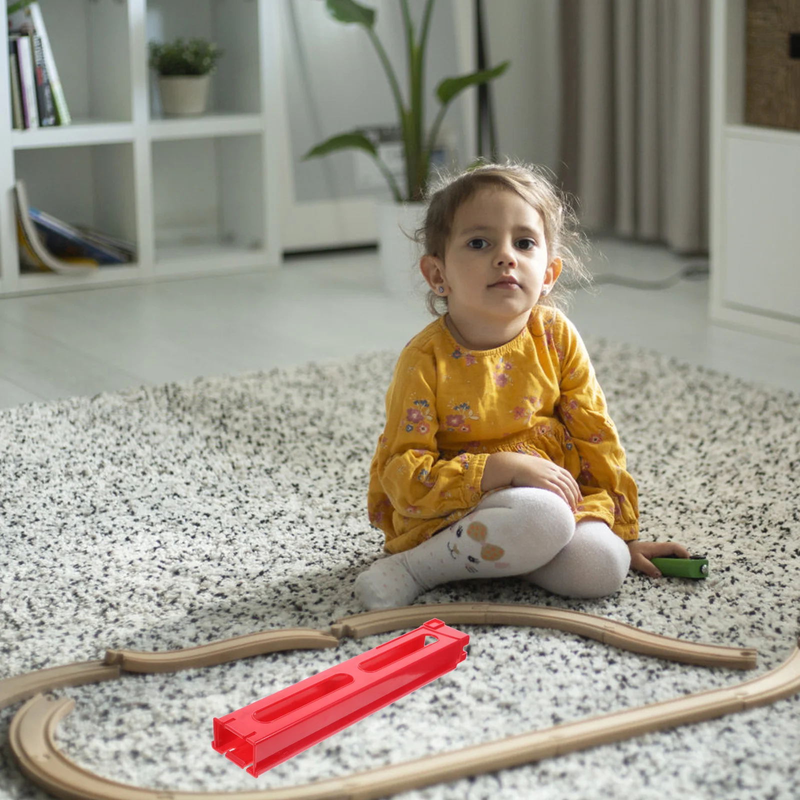 3 個のドミノトレインクリップ耐久性のある拡張カードスロットホルダー子供用ドミノプレイビルディングアクセサリー親子インタラクション