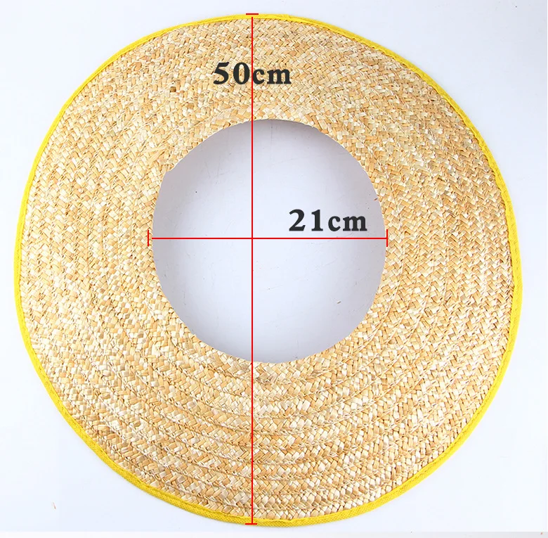 Safety Helmet Visor Construction Site Sun Visor Large Visor Straw Hat Sun Visor Breathable Topless Wheat Straw Construction Hat