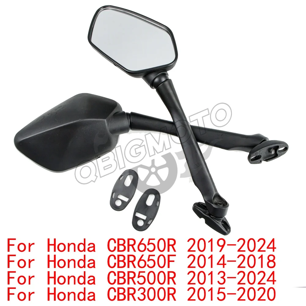 CBR650R Motorcycle Rear View Mirrors For Honda CBR 650 R 2019-2024 CBR650F 2014-2018 CBR500R 2013-2024 CBR300R CBR250R CB1300S