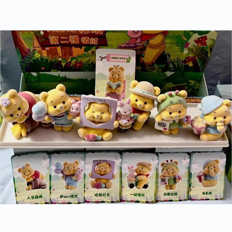 

2025 New Hot Sales Nini Little Bear Blind Box Desktop Ornament Mystery Guess Bags Bear Animal Figure Toy Birthday Christmas Gift