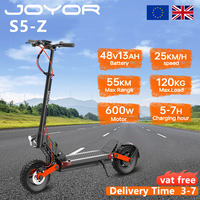 JOYOR S5-Z Electric Scooter 600W Motor 48V 13Ah Battery 25km/h Speed 55km Range 10'' Tires Foldable Adult E-Scooters