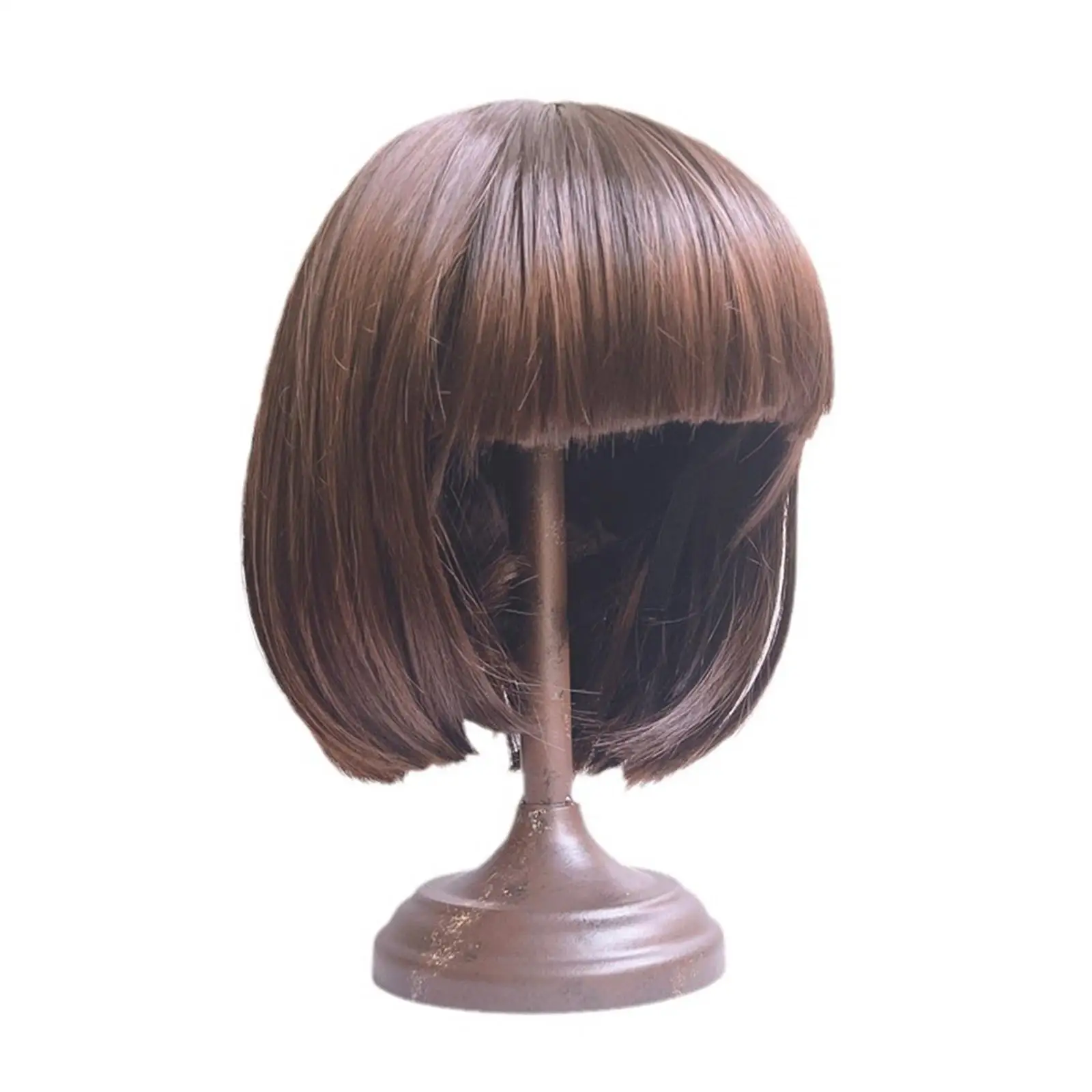 Autoportante Dome Shape Wig Display Stand, chapéu titular para Shopping Mall Cowboy, base redonda múltipla