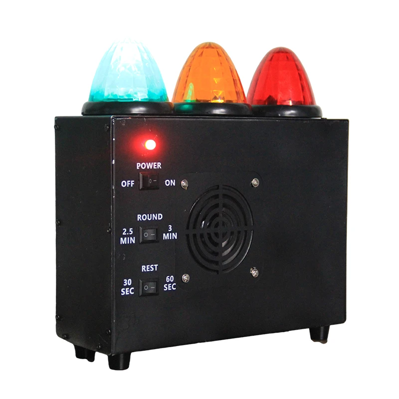 Factory Manufacture Supply Classic Gear Deluxe Custom Steel Gym Sport Boxing Interval Training Timer Red Yellow Green