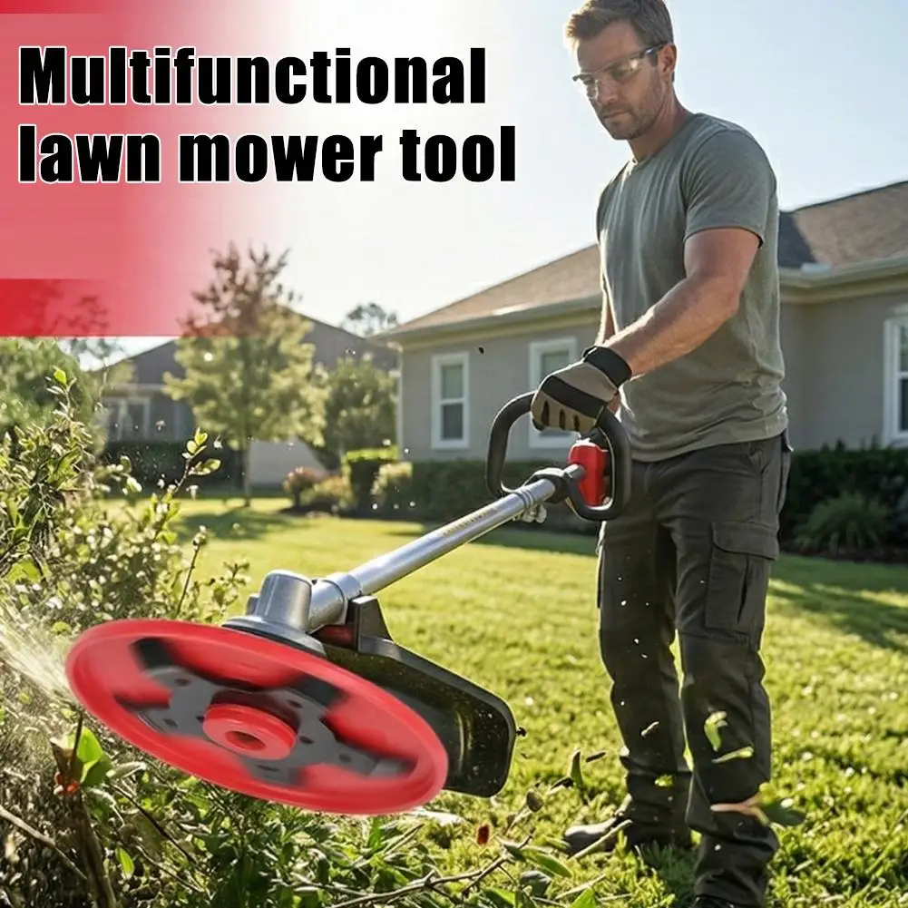 Multi-functional Lawn Mower Blades Trimmer Head Metal Blades Trimmer Garden Grass Paddy Field Dry Land Lawn Mower Machine Tool