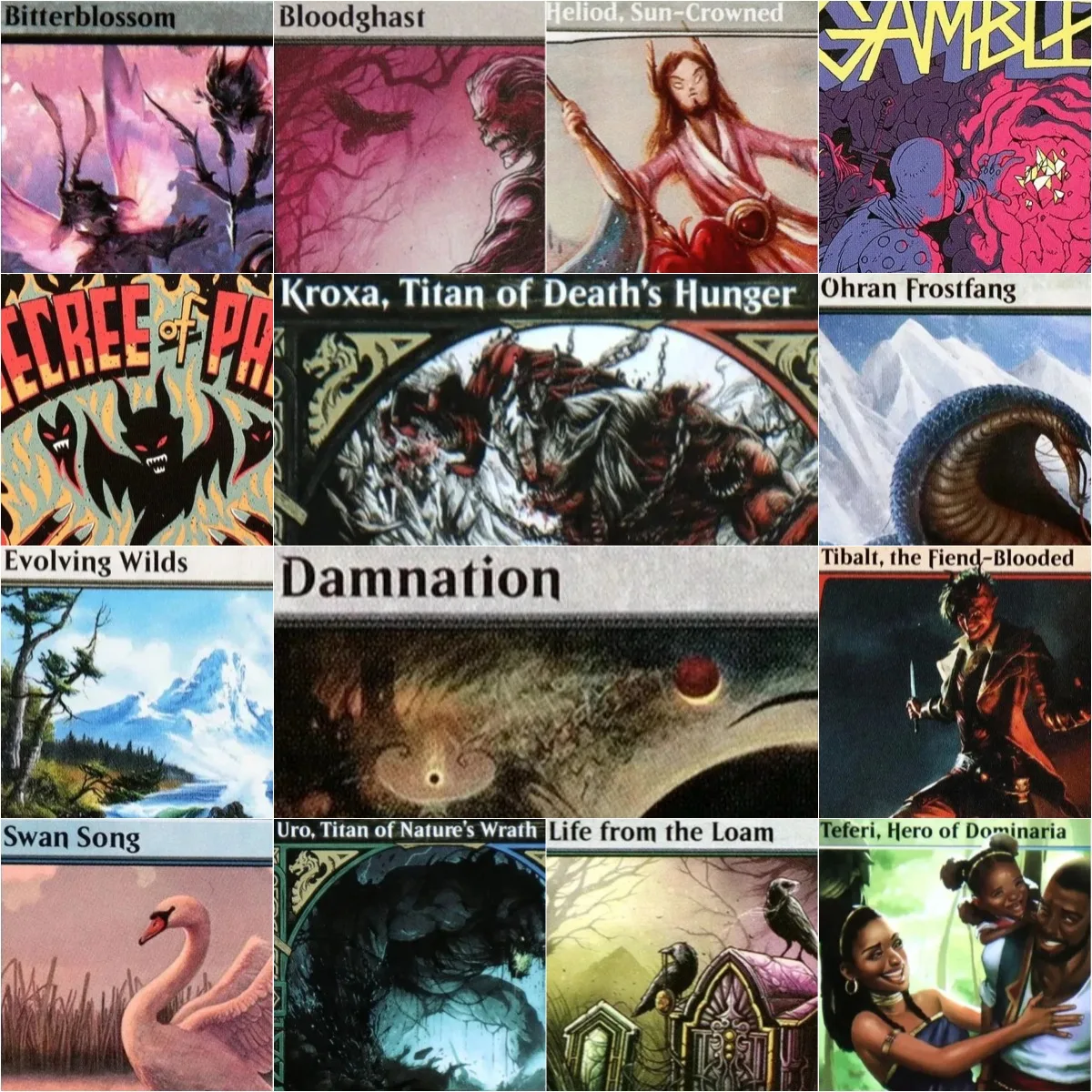 

Bitterblossom/inkmoth nexus Волшебные прокси-карты Игра Черные Прокси-карты высшего качества Сбор настольных игр Коллекционные карточки