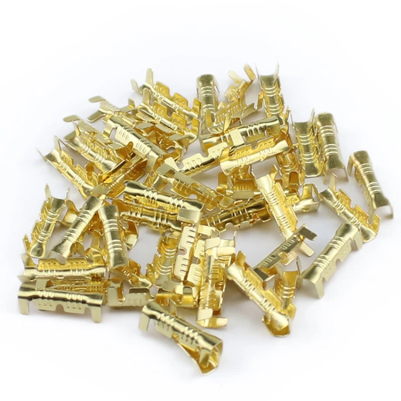 100pcs 453/453C U-shaped Terminal Wire Quick Connector Terminal Small Tooth Fascia Terminal 0.5-1.5mm2/2.5-4.0mm2