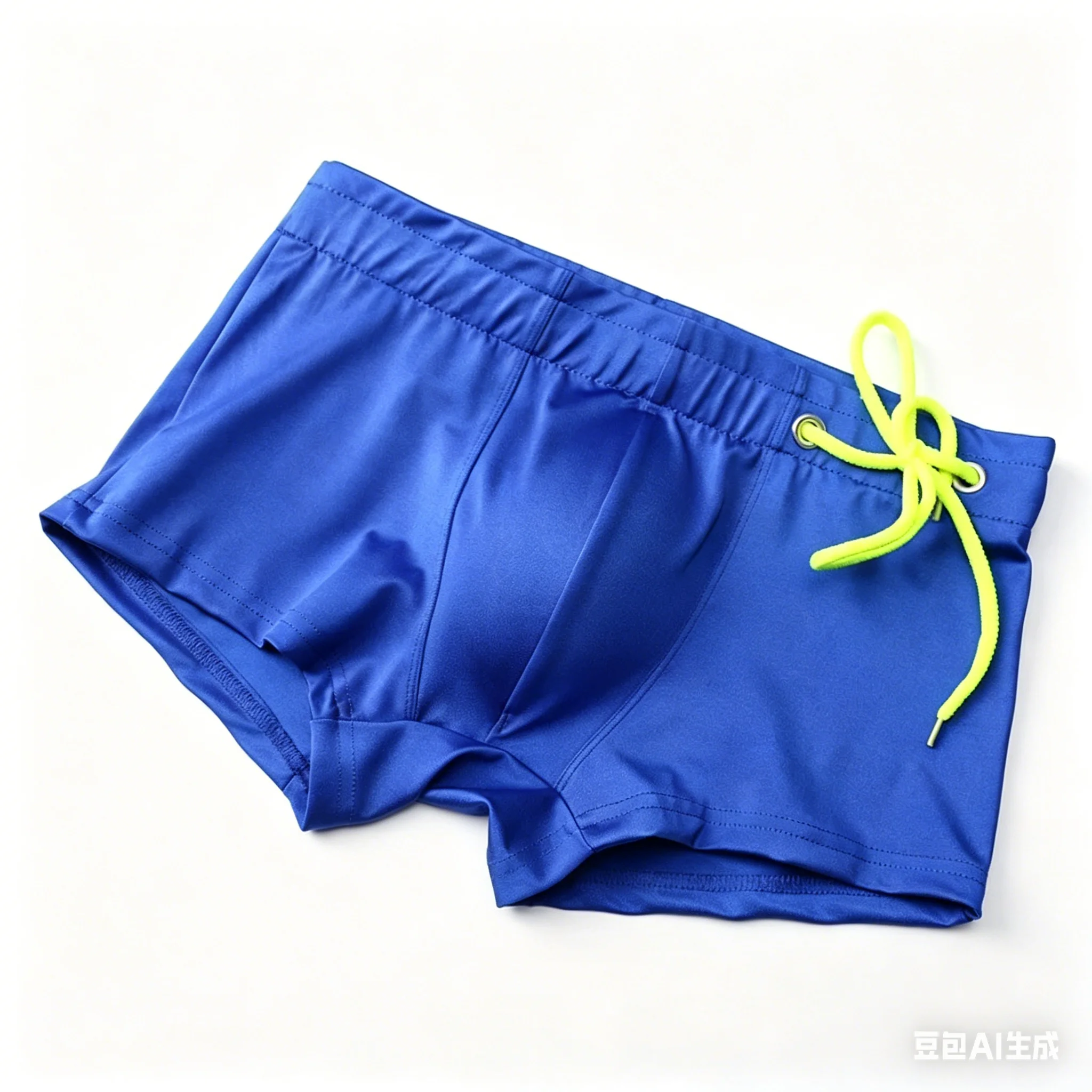 Men's Swimming Trunk Illuminated Swimsuits Built-in Cup for Shock Relief To Avoid Awkwardness Youth Hot Spring Pool Bathing Suit