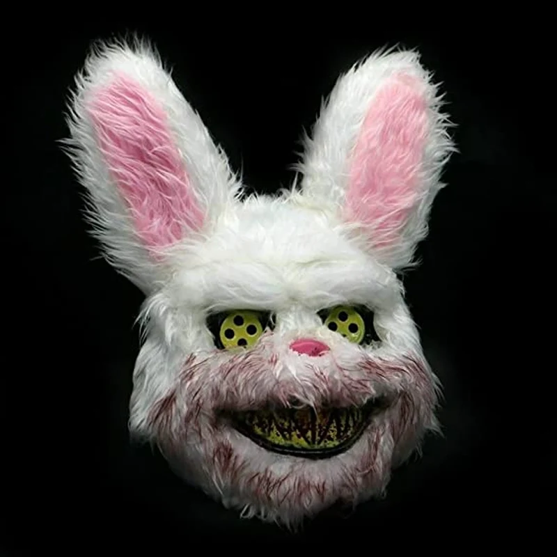 

Holiday Party Scary Head Cover Rabbit Bear Cosplay Mask Carnival Costume Headgear Props Handmade Dance Halloween Horror Masks