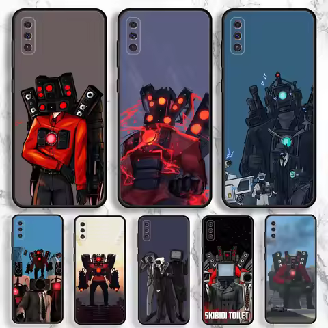 Skibidi Toilet Phone Case For Samsung Galaxy A13,A21s,A22,A31,A32,A52,A53,A71,A80,A91 Soft Black Phone Cover
