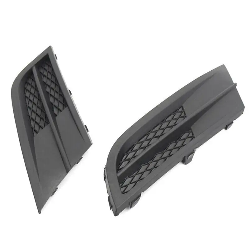 AC15 2PCS Front Bumper Lower Fog Light Grilles 5C6853665H 5C6853666G for VW Jetta SE MK6 2015-2017 Facelift