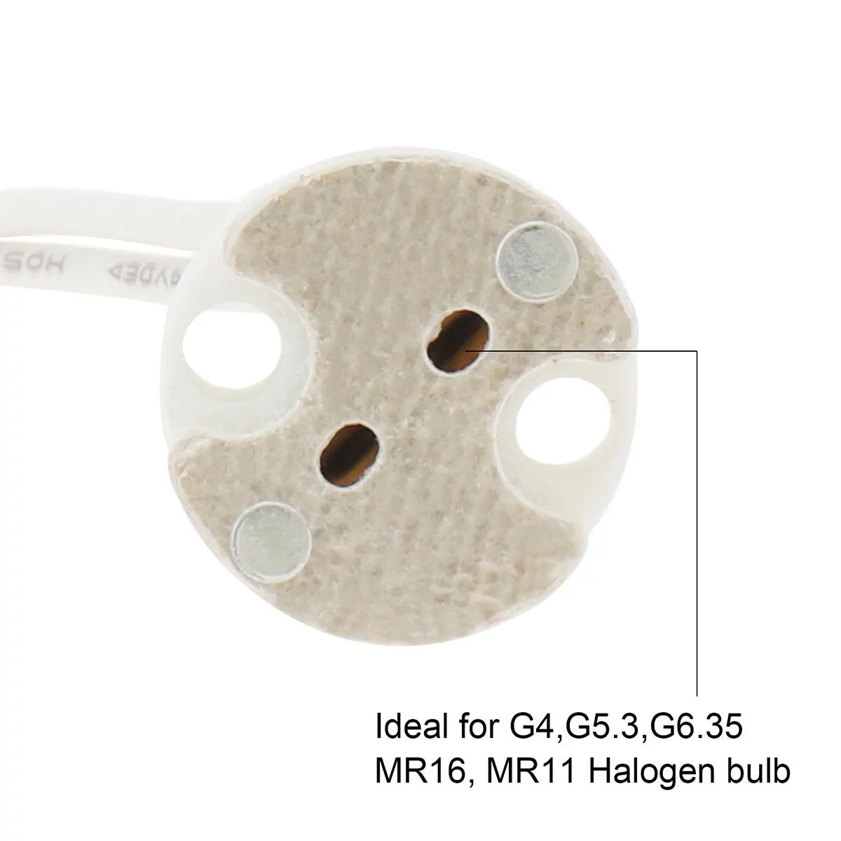 10pcs MR16 GU5.3 Led Bulb Base Lamp Holder Ceramic Socket Adapter for LED Bulb / Halogen