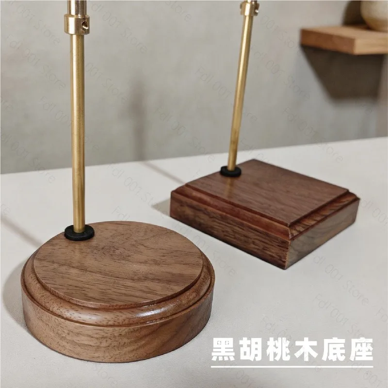 Black Walnut Base - Adjustable BJD Doll Stand
