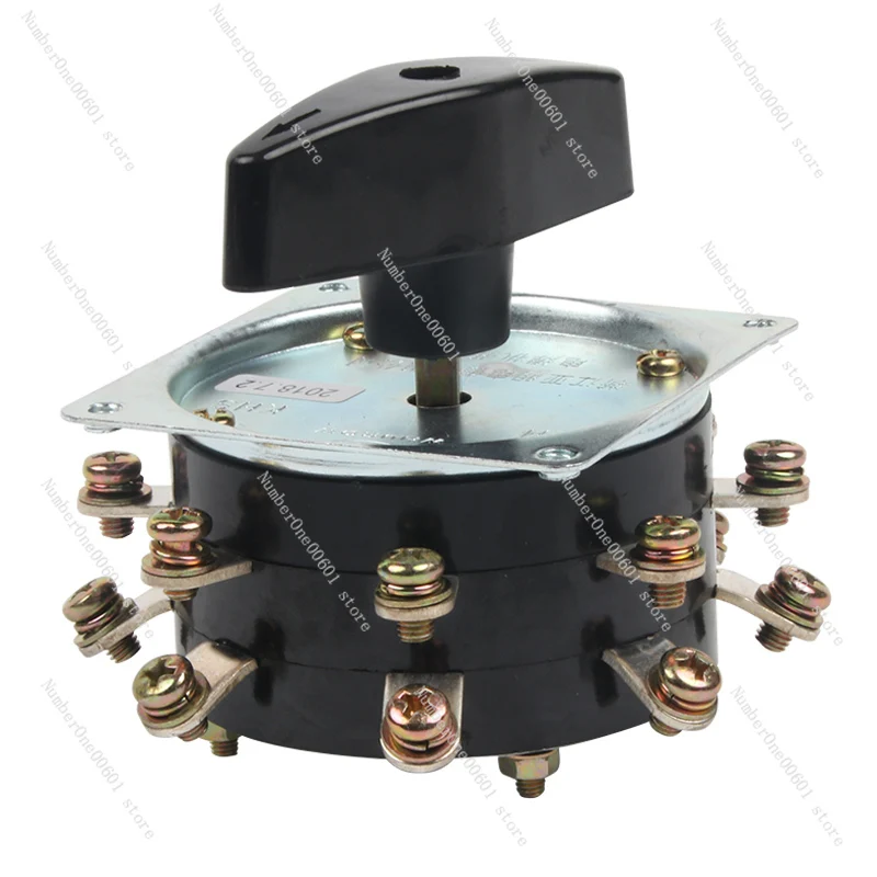 Interruptor de soldador de 380V, KDH2-8, 25A/40A, ajuste de engranaje, 8 posiciones para máquina de soldadura por arco, combinación de interruptor dividido, Selector giratorio