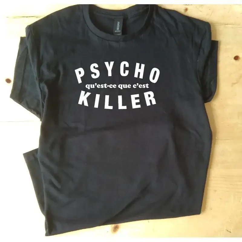 Футболка Psycho Killer Qu'est-ce que c'est Talking Heads, различные цвета