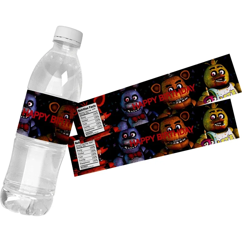 FNAF Five Nights At Freddy's Birthday Party Decorations  Disposable Tableware Cup Plate Napkin Straw Sticker Festival Supplies - view 3