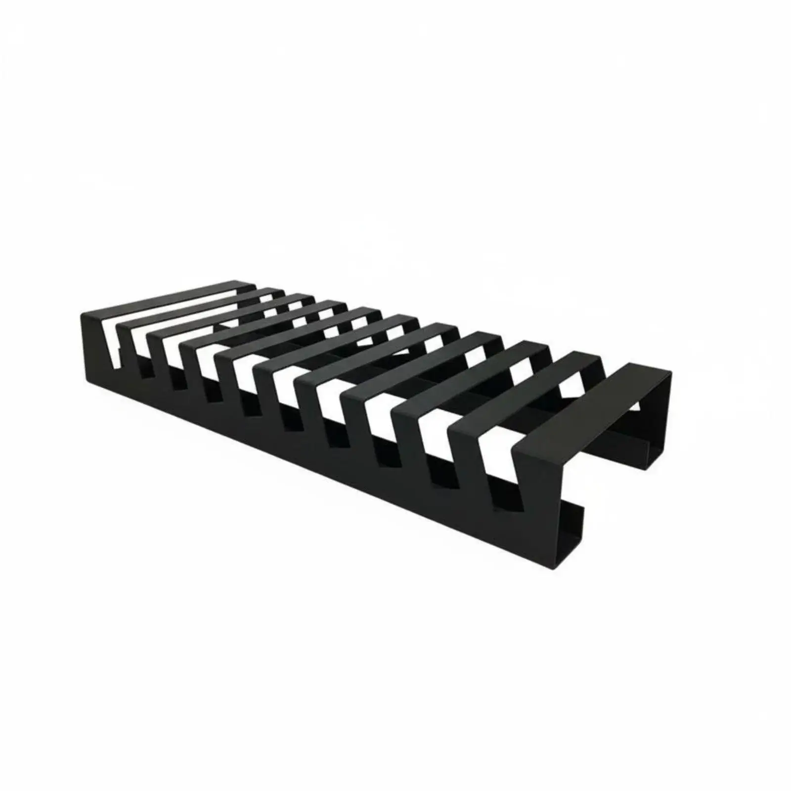 Stone Sample Display Stand Construction Slotted Tile Display Rack Space-Saving