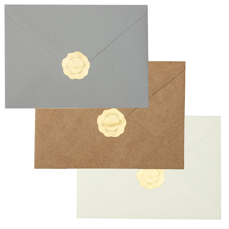 Umschlag aus Kraftpapier, blanko, 120 g, 50 Stück, 18 x 13 cm, Business-Zubehör, Postkarte, Geschenkbox, Verpackung, Aufbewahrung, Hochzeitseinladungen, Schreibwaren