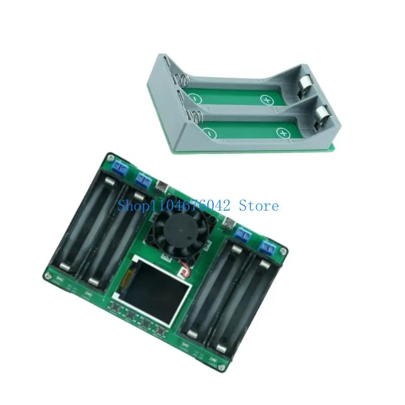 652F Compact 18650 Battery Internal Resistance Capacity Meter Tool With Multi Channel